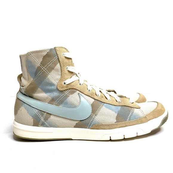 NIKE 2008-2009 Vintage Blue & Tan Blazer Mid Sneaker - Picture 7 of 12
